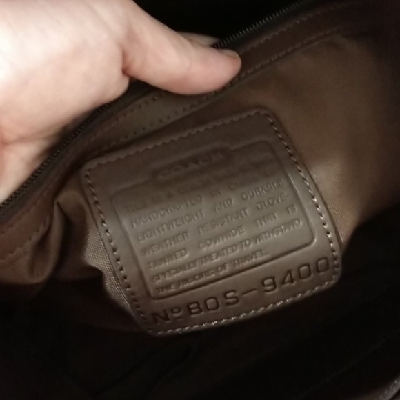 Coach Red Diaper/Tote Bag - Picture 4 of 4